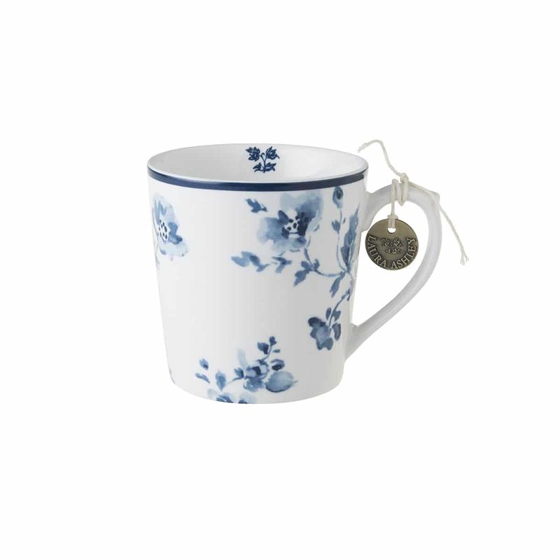 Laura Ashley Chinese Rose Blå/hvit Krus, stort