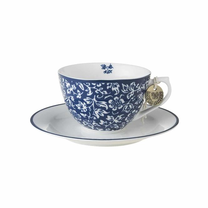 Hovedbilde Laura Ashley Sweet Allysum Blå/hvit Cappuccino ...